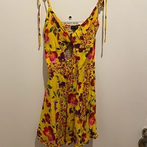 Planet Blue yellow floral dress